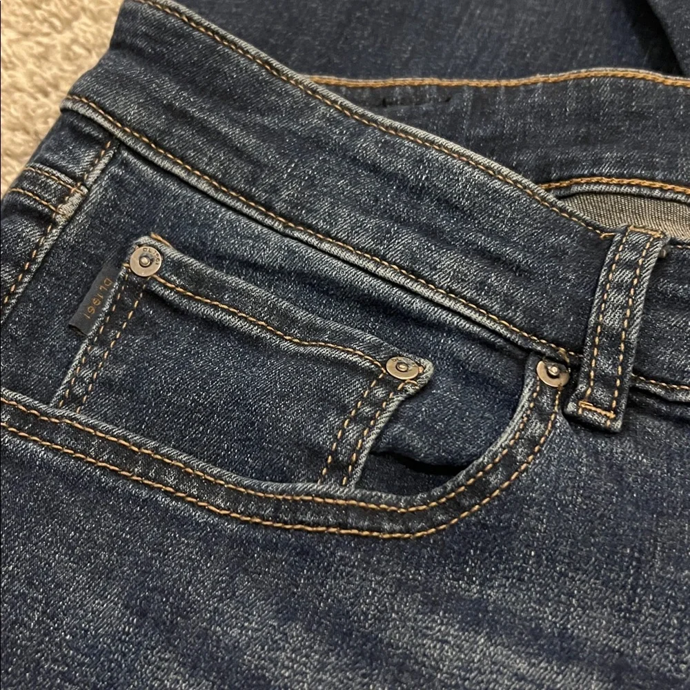 Russell Slim Straight Blue Jeans‎ Thunderbird (Dark Indigo) 34x32 Denim